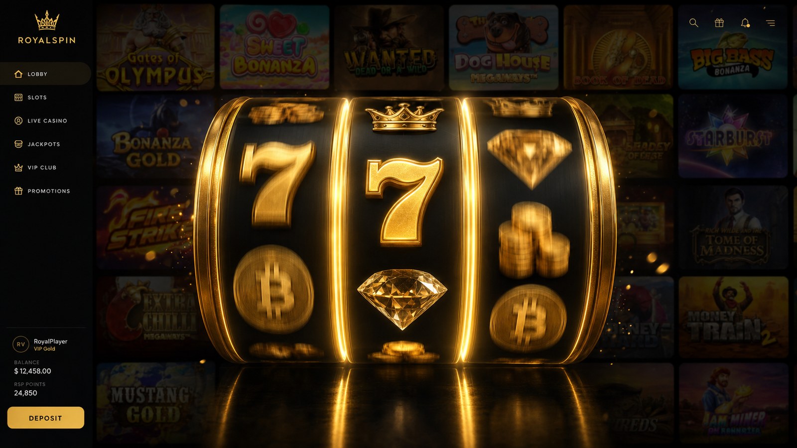 Shuffle slots library